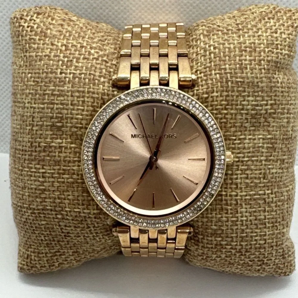 Michael Kors Darci MK3192 Women Rose Gold Analog Dial Quartz Wrist Watch JNA293